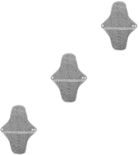 minkissy 3 Stk Damenbinde arbeiten wiederverwendbare Periodenpads Baumwolle sanitär wiederverwendbare Stoffpads waschbare Binden Menstruation Baumwollbinden Menstruationsbinden