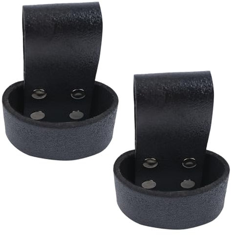 INCREWAY Hammerhalter aus Leder, 2 Stück, Hammerhalter mit Gürtelschlaufe, Multifunktionswerkzeug, Hammer, Beil, Holster, Taille, Axt, Holster, rustikaler Werkzeug-Organizer