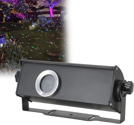 SULQING Luces De Proyector Al Aire Libre, Luces Jardín Luciérnaga, Proyector Láser Impermeable para Decoración Jardín Y Patio, Luz LED Paisaje con Luces Estrelladas para Vacaciones, Fiestas, Bodas