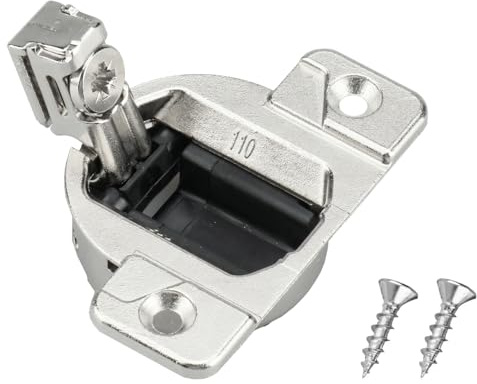 Blum Cabinet Hinge Replacement, 8-Pack,Cabinet Door Hinges Replaces Blum 110 Degree Screw-in Compact 33 Hinge, Hinges for Cabinet Doors (with Screws, Without Mounting Plate)
