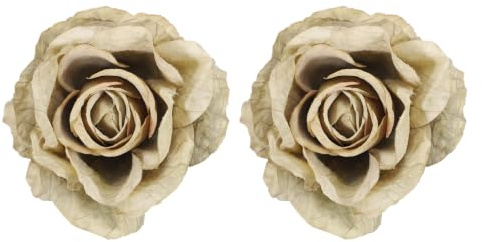 PATIKIL 2 Pc Rose Flower Curtain Tiebacks Fermacurtain Clip Verde Erba | Artificiali Floreali, Fermacurtain Moderni, Decorativi, per Tende per Casa Camera Ufficio