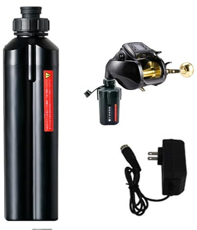 HJGHY Carretes de Pesca eléctricos de 14,8 V, 3500 mAh y 7000 mAh, batería de Iones de Litio, cabrestante eléctrico de Dos Orificios, batería de Litio,14.8v 7000mah