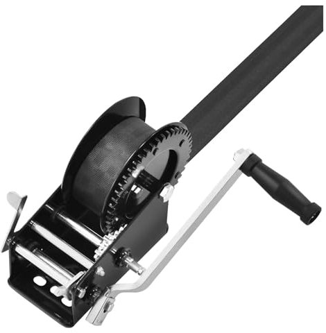 Manual Traction Rope Winch Manual Hand Crank Winch 3500 Lbs Pulling Capacity, Boat Trailer Winch Heavy Duty Rope Crank For Trailer Boat Or ATV Towing for Home and Farm Use