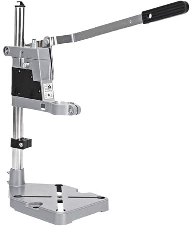 22.5x15x40 Cm Alliage D'aluminium Support De Perceuse Pour Perceuse À Main Perceuses Électrique Menuiserie Travail Des Métaux Perceuses À Main Multifonction Pour Un Perçage Précis