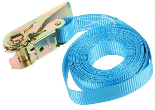 HOMSFOU 4 pièces Sangles de Serrage à Cliquet Sangles de Luggage et Cargo avec Crochets Utilisation Multifonctionnelle et Durable pour Transport et Sécurisation des Charges