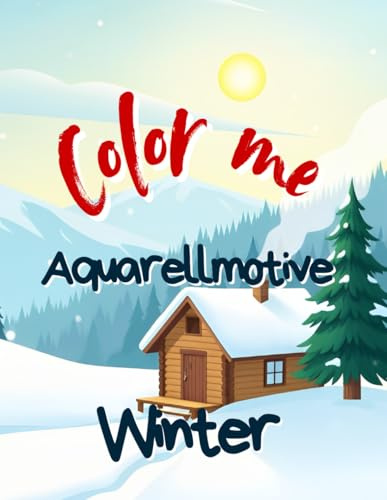 Color me Aquarellmotive Winter