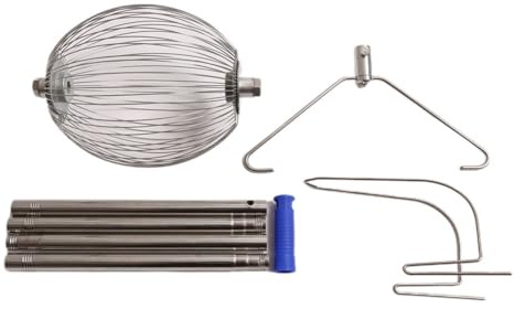 Yabauuop Obstsammler Nusssammler, Rollsammler Mit Verstellbarer Teleskopstange, Apfelsammler, Rollsammler Für Obst, Birnen, Äpfel, Walnüsse,Griff 120 cm,Rollender Kugelsammler