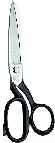 Kretzer Solingen Profi Schneiderschere Ganzstahl – warmgeschmiedete, vollstählerne Schneider/Innenschere 18 cm lang – handgeschliffene Klingen, servicefreundliche Schraube (7 Zoll - 18cm)