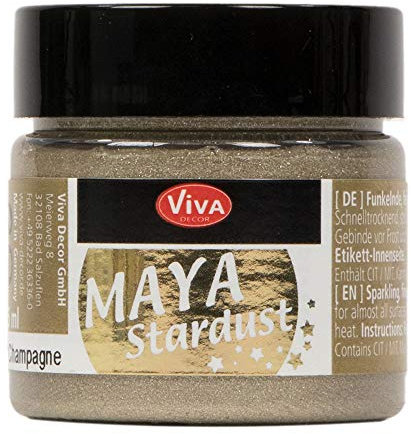 Viva Decor Maya Stardust 45ml versch. Farben Metallicfarbe Champagner