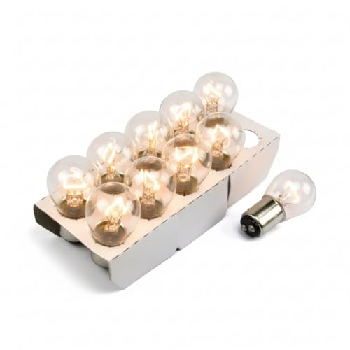 10x St. P21/5W BAY15d 12V 21/5W 2Phasen Lampen Dual Sockel Auto KFZ Beleuchtung Soffitte Glühlampe Bremslichtlampe