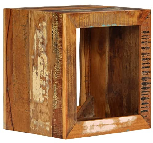 vidaXL Hocker 40x30x40 cm Altholz Massiv