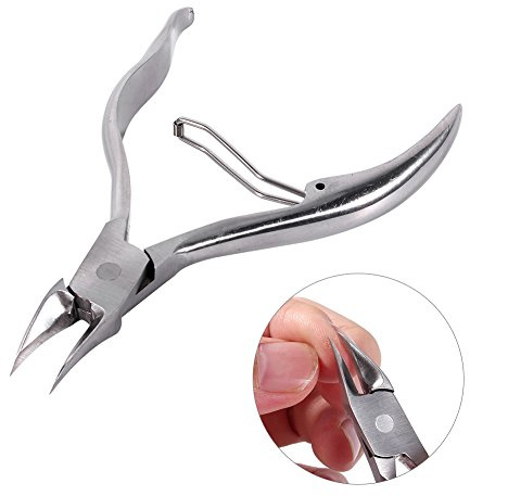 Coupe-Ongles Professionnel en Acier Inoxydable, Pince Coupante pour Cuticules et Peaux Mortes, Outil de Manucure idéal pour les Ongles Incarnés et les Ongles Épais