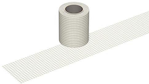 LUX ELEMENTS Selbstklebendes Armierungsgewebe innen ARM-100 SK LARMZ1007 I 100mm (20 lfm) I Glasfasergewebe zum Armieren von Stößen I Alkalibeständig I Weiß