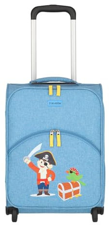 Travelite Kinderkoffer mit 2 Rollen, Kindergepäck für Mini-Weltentdecker, Youngster, Handgepäck Reisekoffer Kindertrolley, 44cm, 20 Liter, 1,9kg