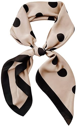 MAIRY Silk Scarf Fashion Ladies Scarfs for Women Satin Hair Wrap for Sleeping Soft Neckerchief Lightweight Shawls and Wraps 07302