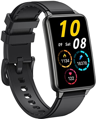 SKG Smart Band Fitness, Activity Tracker, 1.57 Inches, Multiple Workout Modes, IP68, SpO2 Tracking, Sleep, Heart and Pulse Monitoring, Up to 14 Days Battery Life, Sleep Monitor, Music Control, V3