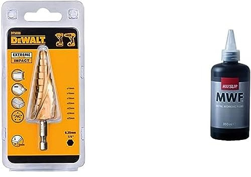 DEWALT DT5030-QZ - Broca cónica para metal Extreme Impact Ø 14-25mm & MOLYSLIP - MWF | Metal Working Fluid | Withstands Extreme Pressure