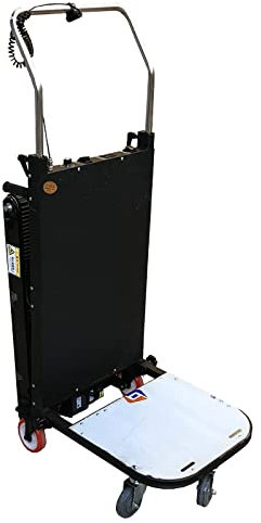 Montascale Cingolato Elettrico, Portapacchi Pieghevole Cingolato Con Ruote Silenziose Con Freno, Carico Massimo 180 Kg, Utilizzato In Mobili, Elettrodomestici, Aziende Di Traslochi