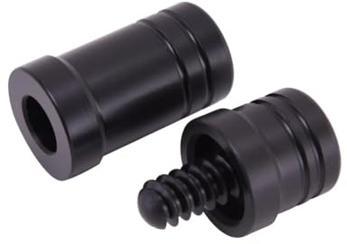 BILMAG Billard Queue Zubehör Gewindeschoner ABS, 3/8x10, Schwarz
