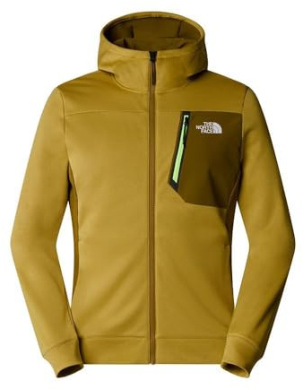 The North Face NF0A893Q5OQ1 M MA FZ Fleece Sweatshirt Herren Amber Green/Moss Green Größe M