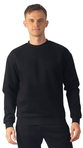 Carlheim Men's Sweatshirt Hudson Lounge, Black, XX-Large