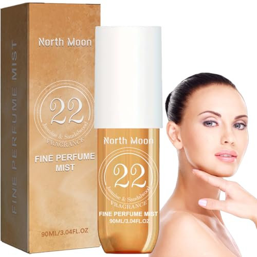 Body Splash per donne, spray profumato a lunga durata, per capelli e corpo, profumo 90 ml, spray per il corpo, profumo profumo, Eau De Toilette, idratante per la pelle, 22