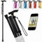 Tirimbeles® Bastón Plegable de Aluminio | Bastones para Mayores Ajustables en Altura | Ultraligero y Extensible | Antideslizante para Evitar Caídas | Ideal para Viajar y Caminar con Seguridad (Negro)