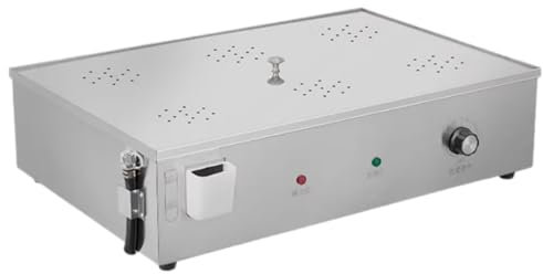 Vaporera Eléctrica Para Bollos Al Vapor, Vaporera De Acero Inoxidable De Seis Orificios, Temperatura Controlada De 30 a 110 °C, Antiadherente, Ideal Para Familias, Tiendas Y Restaurantes Tipo Bufé