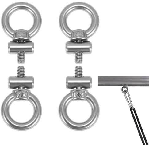 ZBOOROOR 4 Pcs Awning Rail Stoppers M4, 304 Stainless Steel Awning End Stops for Caravan, Motorhome Campervan Camping Tent Equipment Awnings Accessories