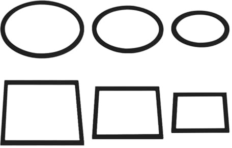 Rudiaoa Anillos Flotantes para Plantas De Acuario para Tanques De Peces Decoraciones Tipo Cultivo Anillos Flotantes