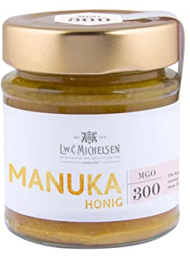 L.W.C. Michelsen - Manuka Honey 300 MGO (180g) | fine & aspro | naturale, senza additivi | 100% miele Manuka dalla Nuova Zelanda