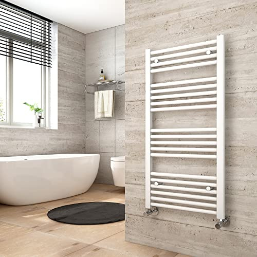 Heilmetz Straight Bathroom Towel Radiator 1000 x 500 mm White