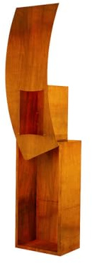 Home Deluxe - Gartenfeuer Swing - Maße: 220 x 60 x 36 cm I Feuerstelle Holzlager Holzaufbewahrung