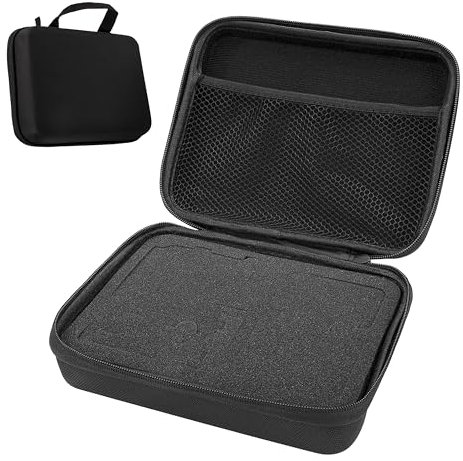 QIMEI-SHOP Estuche de Transporte Funda Cámara Deportiva para GoPro Compatible GoPro Hero 12/11/10/9/8/7/6/5 y Action Camera Accesorios Protección Prueba Choques Mediana Negro