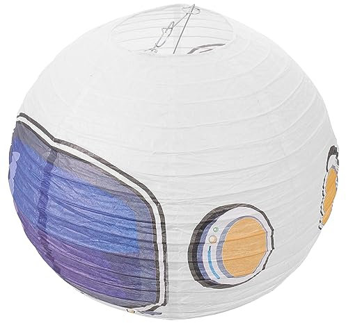 PRETYZOOM Weltraumlaterne Papierlaterne des Planeten des Sonnensystems Papierlaterne Im Klassenzimmer Galaxie-papierlaternen Partybevorzugung Baby Platz Eisen Geschenk