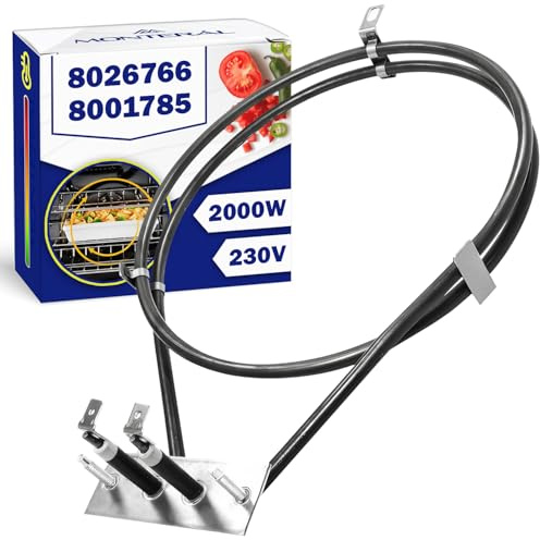 Circulaire Resistance pour Four 230V 2000W 8026766 8001785 pour Amica | Élément Chauffant 02297588 02595122 pour Quelle - Garantie de 10 Ans - MONTERAL