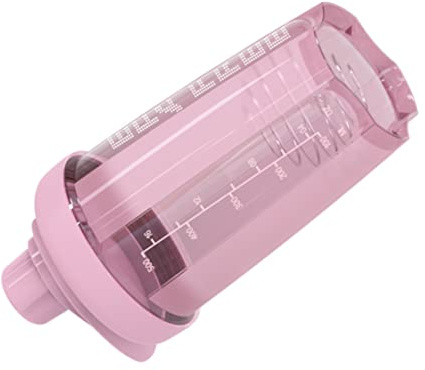 1pc Classic Protein Mixer Shaker Flasche mit Twist and Lock tragbarer Pre -Workout -Protein -Getränk -Shaker -Cup für Mixes Cocktails und Shakes (Pink) Innen im Freien im Freien im Freien Sportzube