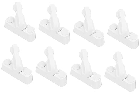 Artibetter 8ensembles Serrure t Forme De t Pour Fenêtres De Verrou De Sécurité Robuste Et Facile à Installer Pour Portes Et Fenêtres Pour Anti-effraction