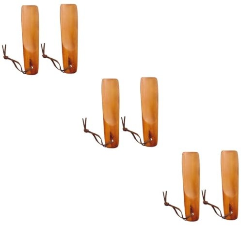 Holibanna 6stücke Holz-schuhlöffel Tragbare Ausziehhilfe Aus Hochwertigem Holz Für Schmerzfreies Anziehen Von Schuhen Ergonomisches Design Für Senioren Und Komfort Bei Jedem Schritt