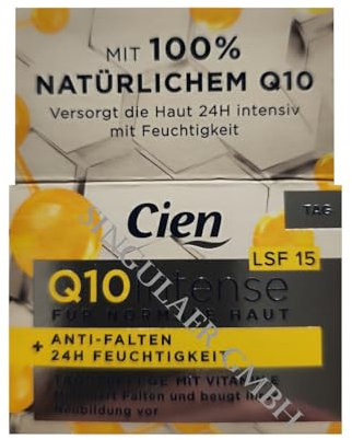 CIEN Q10 Intense Tagescreme für die normale Haut mit LSF 15 (1x50ml)