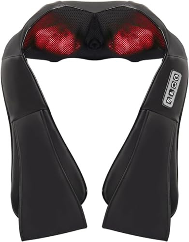 AERLANG Masseur Cou et épaules avec Chaleur,Masseur epaule appareil Massage dos et nuque Masseur de nuque électrique Cadeau pour les femmes/les hommes/papa/maman,Massage Cervicales et cou