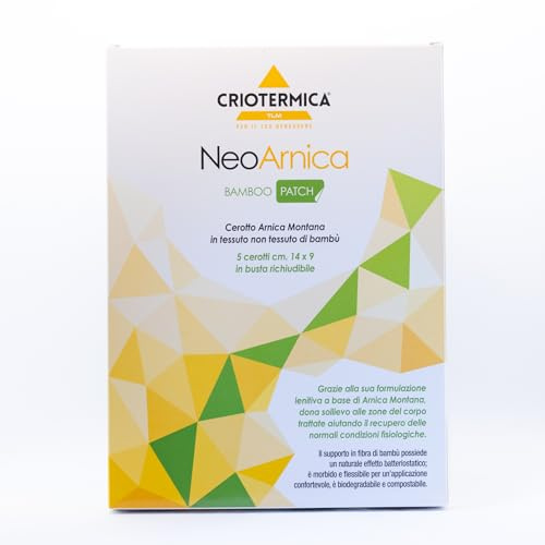 NeoArnica Bamboo Patch - Cerotto all'Arnica Montana in fibra di bambù per il sollievo e il benessere delle zone trattate