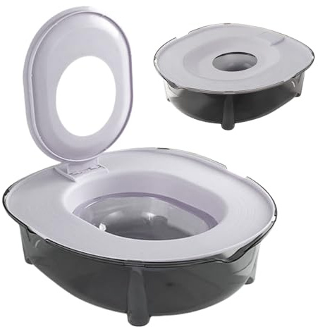 Shaersu Toilette per gatti – Anti-Splash Controllo degli odori semi-chiusa | Piccola lettiera per gattini, per interni ed esterni, casa, appartamento, addestramento, medio, grande, anziano