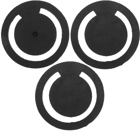 WOONEKY Joints D'étanchéité Ronds en Caoutchouc Noir 3pcs pour Pompes à Eau et Puits, Accessoires de Réparation Efficaces pour Maintien Qualité Eau Pure en Usage Fermier