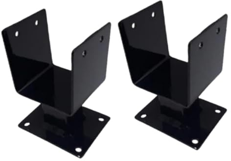 Sharplace 2 Soportes de Montaje Interior para Anclaje de Poste, Conectores para Cerca de Porche