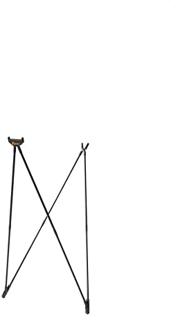 4 STABLE STICKS - Modèle Sit Stick - Canne de Pirsch et tir Longue Distance-pour Tirs à Genoux, Assis, en Pente/Montagne-Stabilité optimale-Démontable/Ajustable-Ultra Légère, Résistante-Noir