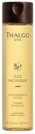 THALGO Spa Îles Pacifique Insel-Duschöl 150 ml - Sanfte Reinigung mit Monoï-Duft für ein geschmeidiges Hautgefühl