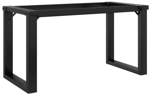 vidaXL Telaio Gambe a O per Tavolino da Salotto 80x40x43 cm in Acciaio