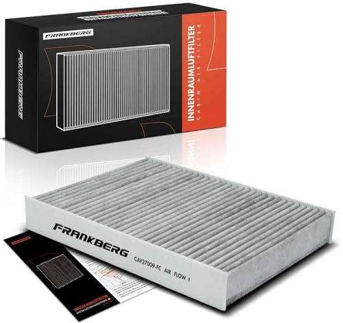 Frankberg Cabin Air Filter with Activated carbon filter Compatible with Vivaro B Box X82 Trafic III Box FG Scénic III JZ0/1 NV300 Box X82 Talento Replace# 6000620028