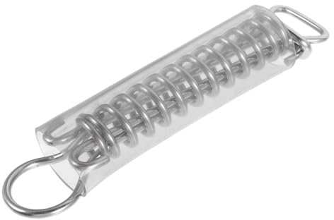 Kisangel Cubiertas De Piscina De Seguridad con Cabrestante Resortes De Acero Inoxidable para Cubiertas De Piscinas Manguitos De Resorte para Cubiertas De Piscinas Piezas De Resorte para